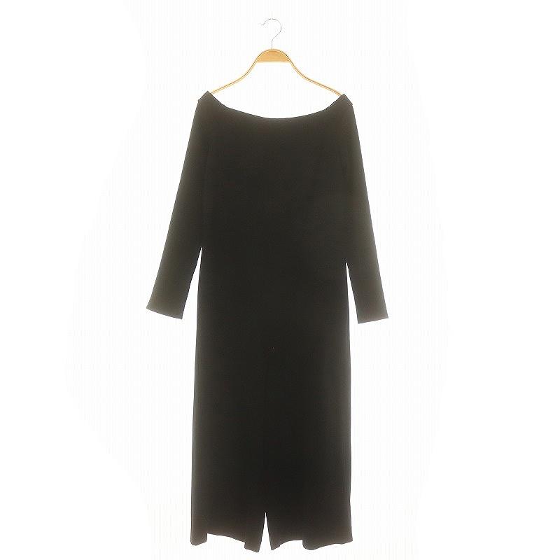 ティビ tibi オフショルダーオールインワン 長袖 パンツ 2 M 黒 