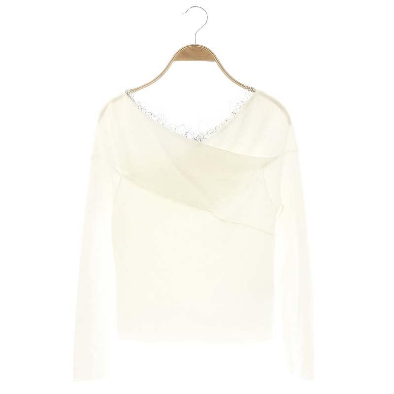 Apuweiser-riche アプワイザーリッシェ 23AW クロスレースニット 