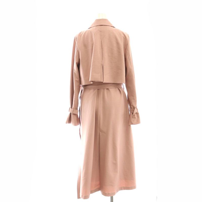 ジャスグリッティー JUSGLITTY 22SS 2WAY トレンチコート ロング 