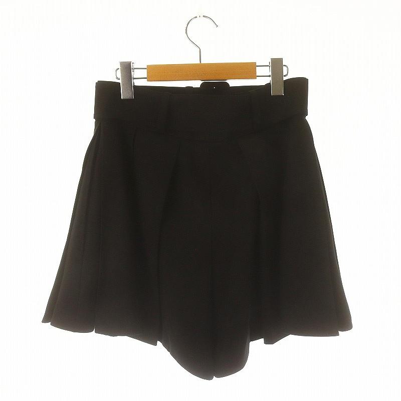 パトゥ PATOU プリーツキュロット パンツ ショート タック ジッパー  