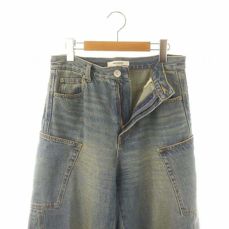 MOUSSY マウジー 24AW NARROWED HEM コクーンストレートデニム MOUSSY マウジー 24AW NARROWED HEM コクーンストレートデニム