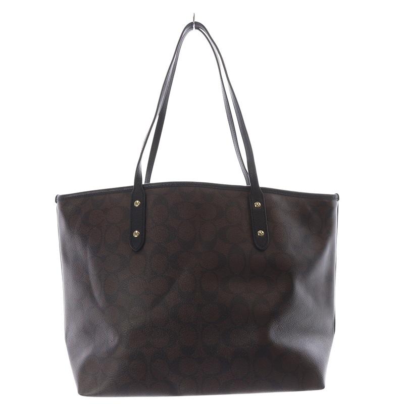 COACH コーチ トートバッグ シグネチャー ハンドバッグ 茶色 COACH コーチ トートバッグ シグネチャー ハンドバッグ 茶色