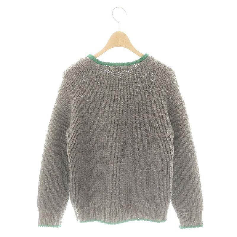 CELINE✨セリーヌ フィービー期 ローゲージニット セーター グレー XS CELINE セリーヌ フィービー期 ウールローゲージニット セーター