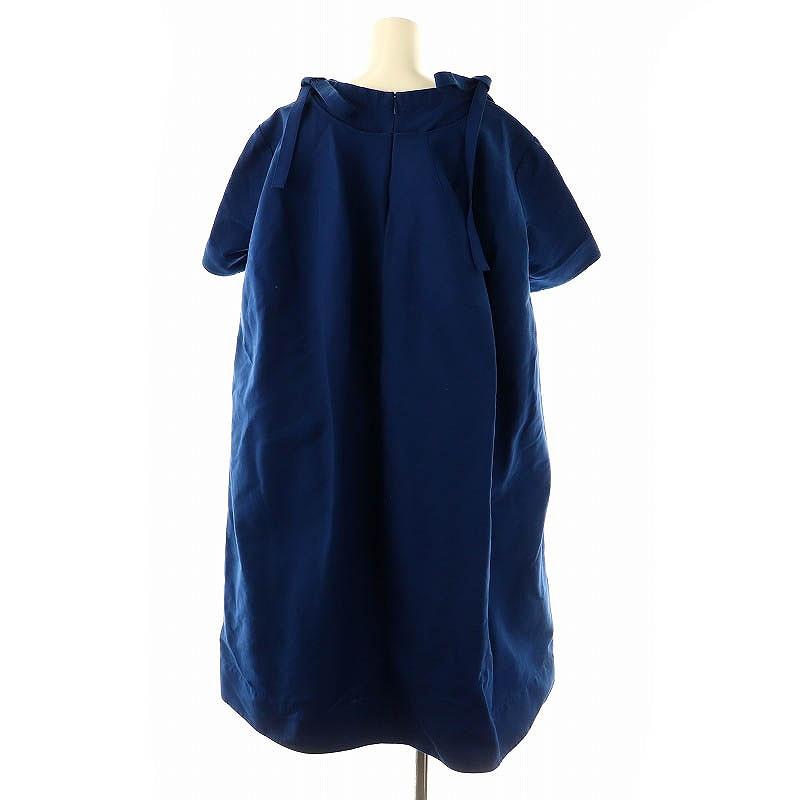 MARNI マルニ オフショルダービックシルエットワンピース 36 青 MARNI マルニ オフショルダービックシルエットワンピース 36 青