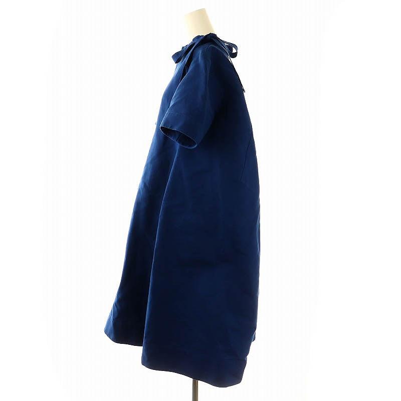 MARNI マルニ オフショルダービックシルエットワンピース 36 青 MARNI マルニ オフショルダービックシルエットワンピース 36 青