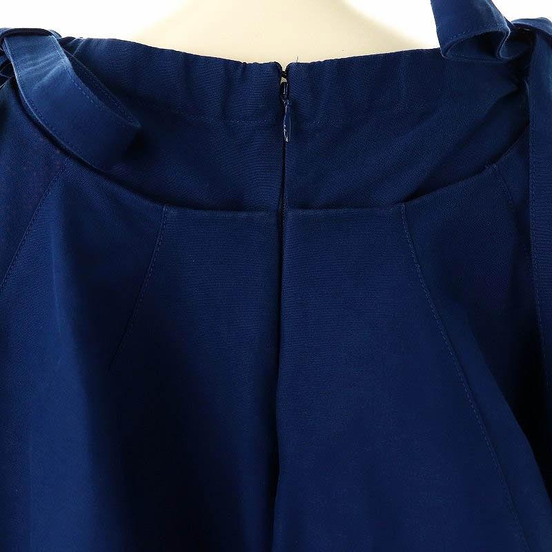 MARNI マルニ オフショルダービックシルエットワンピース 36 青 MARNI マルニ オフショルダービックシルエットワンピース 36 青