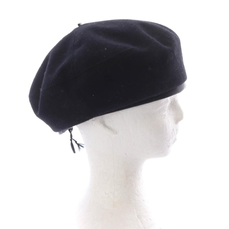 シャポードオー Chapeau d' O ベレー帽 黒ブラック ラメブラック