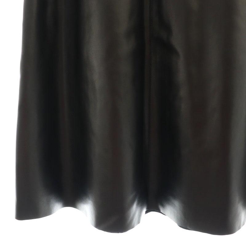 エムプルミエ ブラック M-Premier BLACK フェイクレザー フレア