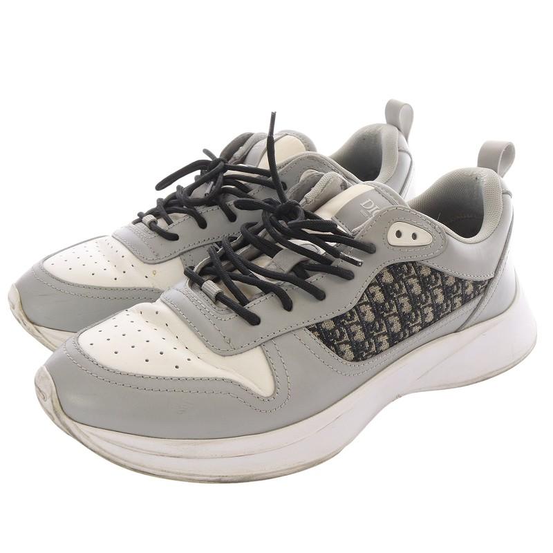 ディオール Dior B25 ランナー スニーカー オブリーク ジャカード 42.5
