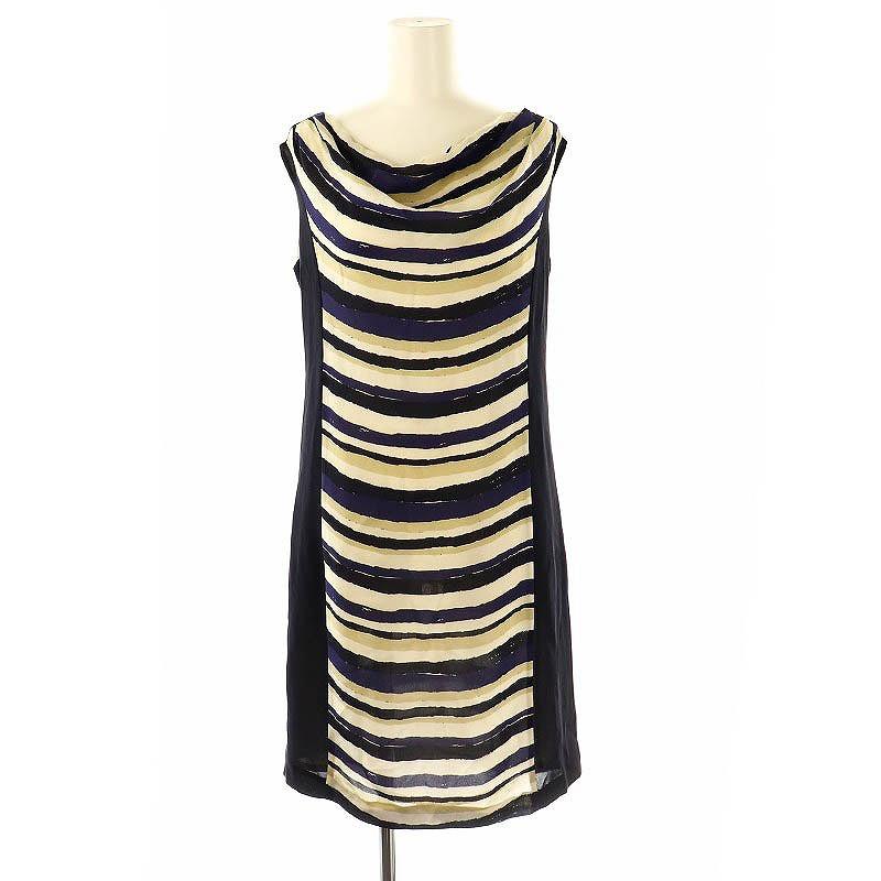 Tory Burch ノースリーブワンピース TORY BURCH トリーバーチ 総柄ノースリーブミニワンピース