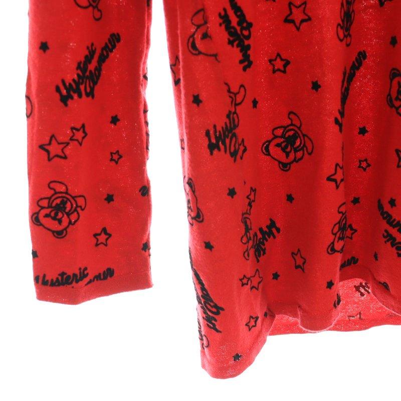 美品】Hysteric Glamour 半袖ニット ヒスベア 刺繍 L相当 【公式通販】