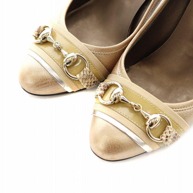 DIANA（ダイアナ） ホースビット パンプス アーモンドトゥ ヒール 24.0