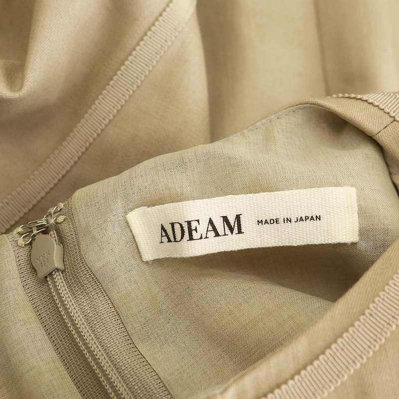 アディアム ADEAM 23年 Fiesta Dress ワンピース 半袖 ひざ丈 2 