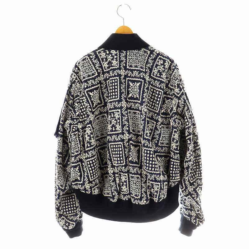 sacai 刺繍レースブルゾン　ジャンパー　ジャケット　サカイ sacai 刺繍レースブルゾンジャンパージャケットサカイ