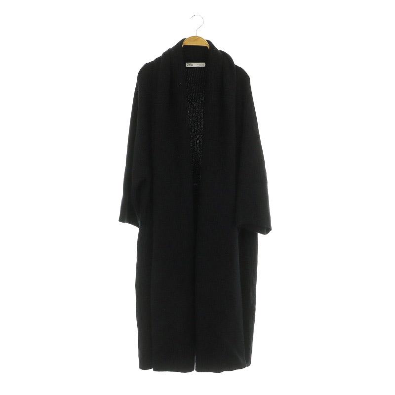 完売品】ZARA ザラ ニットケープコート⭐︎グレーM ZARA ニット𓂅 品番
