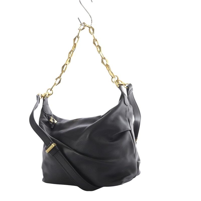 【極美品】ジミーチュウ パイソン チェーン ショルダー ハンドバッグバッグ パイソン Jimmy Choo(ジミーチュウ) バッグ・カバン(レディース