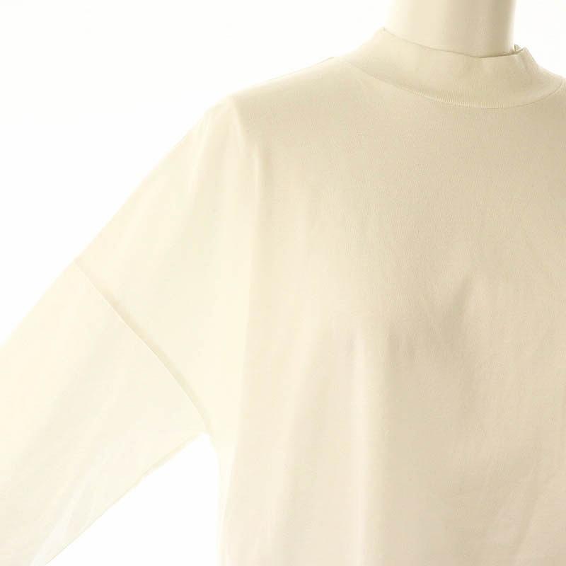 エンフォルド ENFOLD 25SS ハイネックスリットプルオーバー HIGH