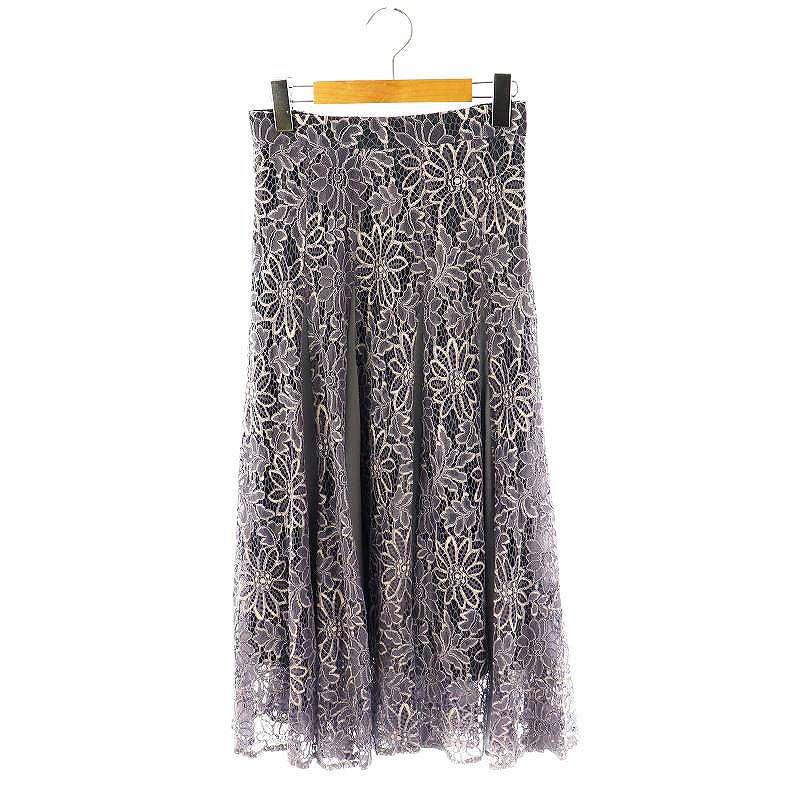 マイストラーダ Mystrada レースロングスカート レース ミモレ ロング  