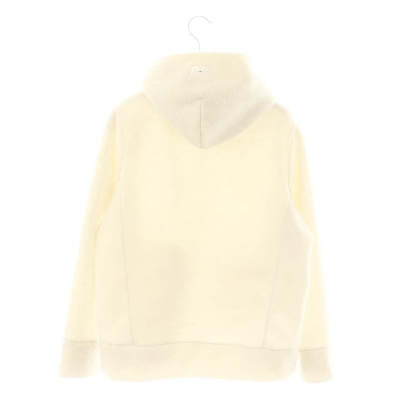 Yori ヨリ Warmコンパクトパーカー【2024AW】ホワイト　36 ヨリ yori 24AW Warmコンパクトパーカー 36 オフホワイト /MI □OS