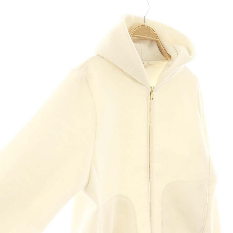 ヨリ yori 24AW Warmコンパクトパーカー 36 オフホワイト /MI □OS