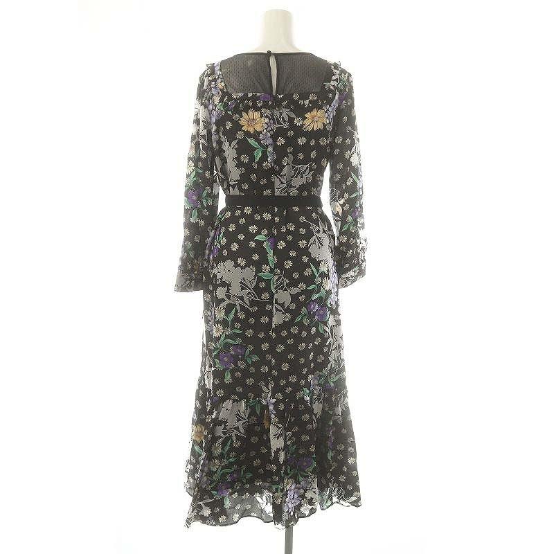 グレースコンチネンタル　ワンピース　美品 フラワープリントタックワンピース / GRACE CONTINENTAL | GRACE