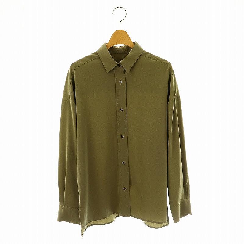 グッドグリーフ GOODGRIEF ロングスリーブシャツ 前開き F オリーブ
