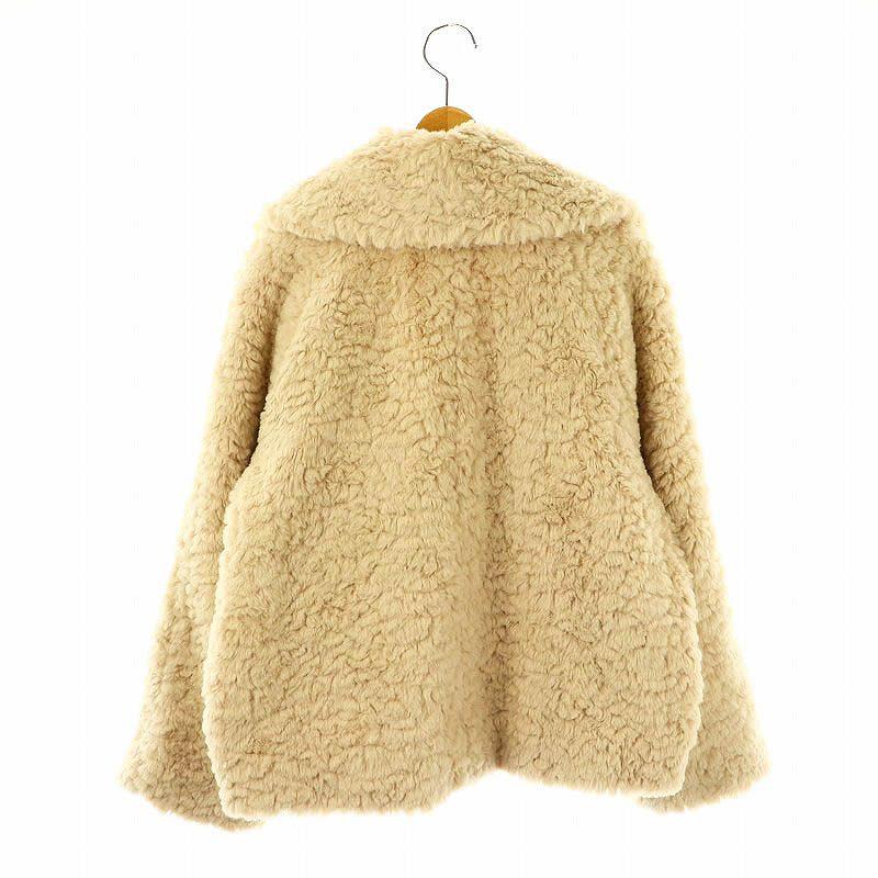 JUSGLITTY 【Arpege story限定】フェイクファーショートコート 【公式