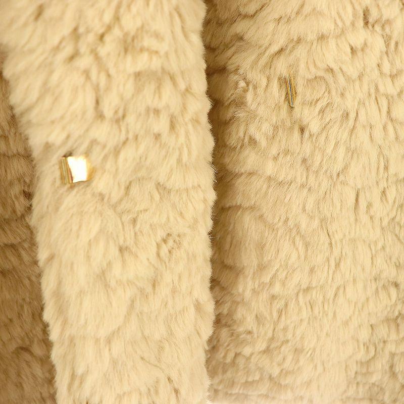 JUSGLITTY 【Arpege story限定】フェイクファーショートコート 【公式