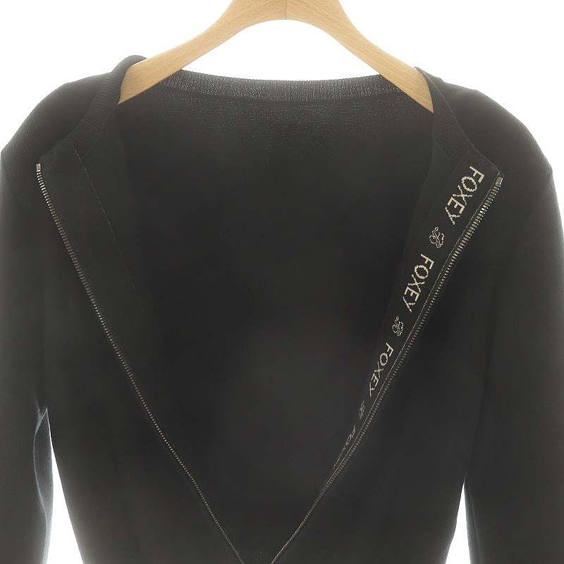 FOXEY（フォクシー） FOXEY Knit Top Message カーディガン ニット