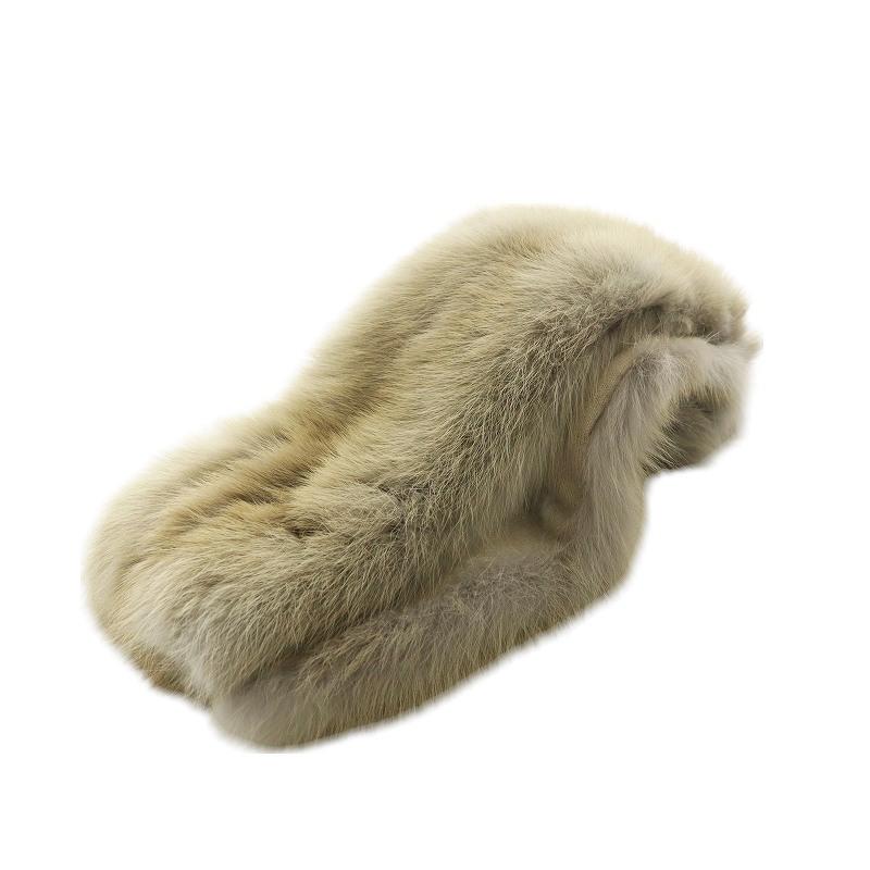 フォクシーブティック ジャケット 38 ロシアンセーブル ファー 紫 DMW