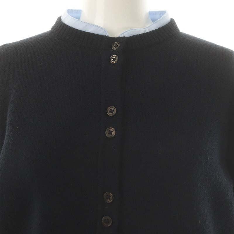 Bibiy ネイビー ニットカーディガン