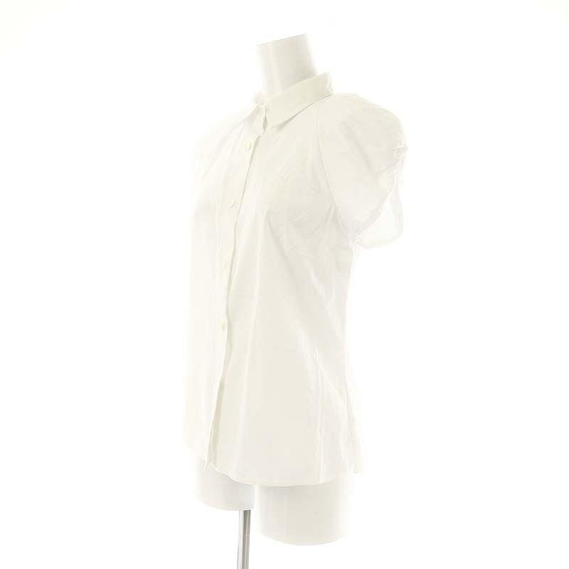 cygne シーニュ　Ponchan 半袖シャツ シーニュ cygne Ponchan パフスリーブブラウス 半袖 フロントボタン