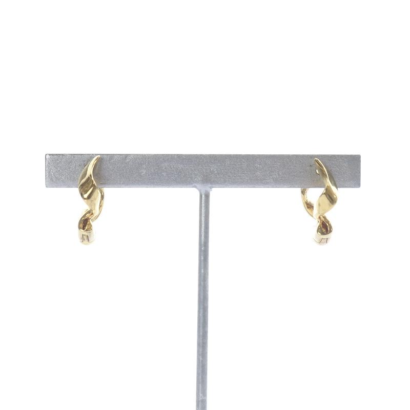 オティウムバーグ Otiumberg. スモールリボンピアス ゴールド色 /SR24  