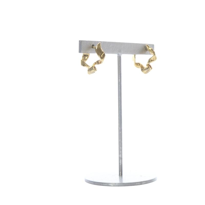 オティウムバーグ Otiumberg. スモールリボンピアス ゴールド色 /SR24  