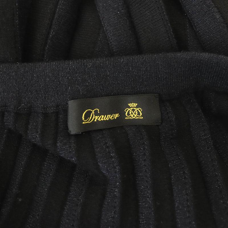 美品】Drawer 18Gステレオボーダープリーツニットスカート