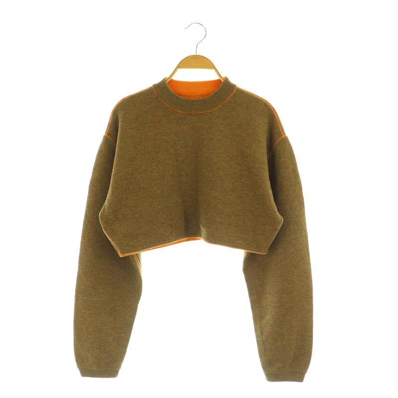 エトレトウキョウ ETRE TOKYO 23AW クロップドリバーシブルニットプル 