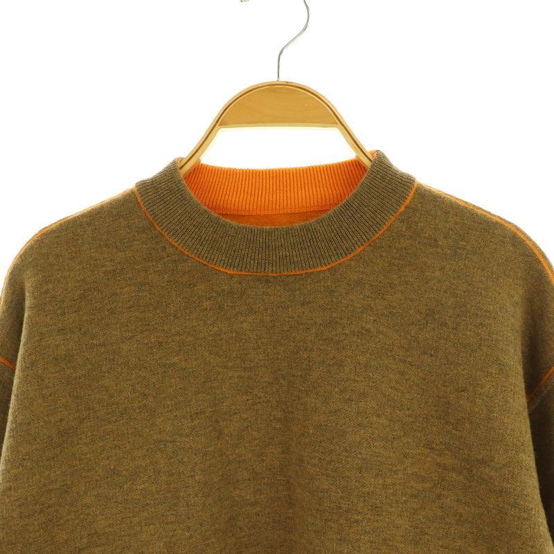 エトレトウキョウ ETRE TOKYO 23AW クロップドリバーシブルニットプル 