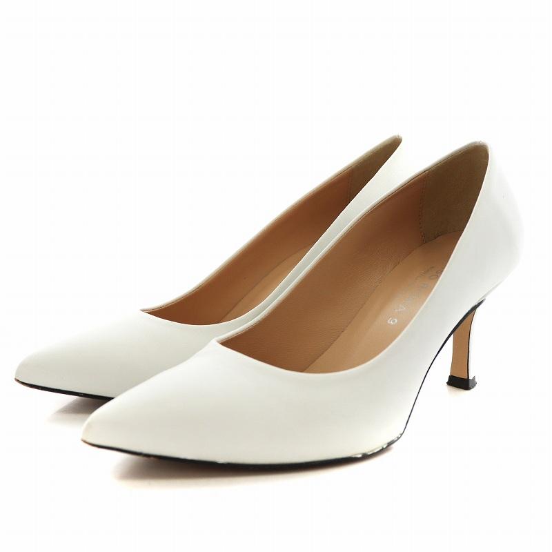 極美品】CORSO ROMA, 9 ポインテッドトゥ パンプス ホワイト 【公式通販】