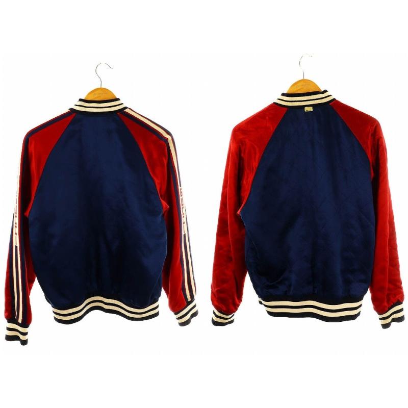 GUCCI（グッチ） リバーシブル サテン ボンバージャケット ブルゾン 50