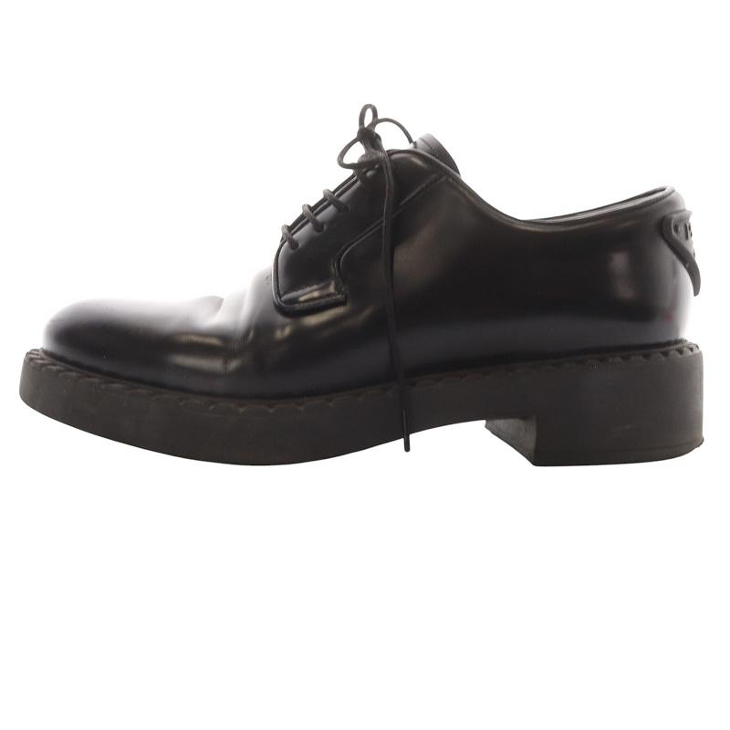 PRADA（プラダ） バックラバープレートシューズ レースアップシューズ 