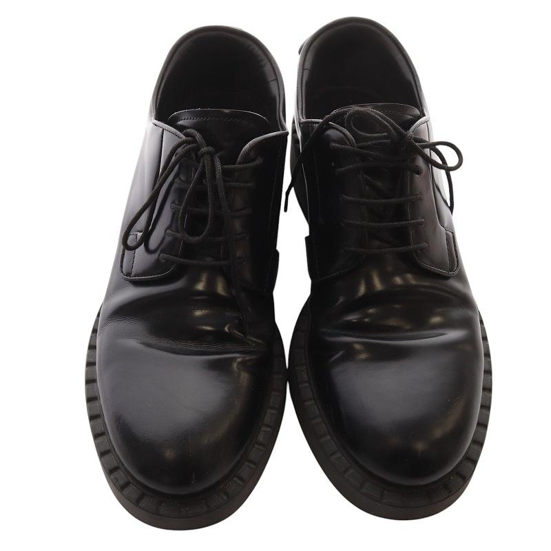 PRADA（プラダ） バックラバープレートシューズ レースアップシューズ 