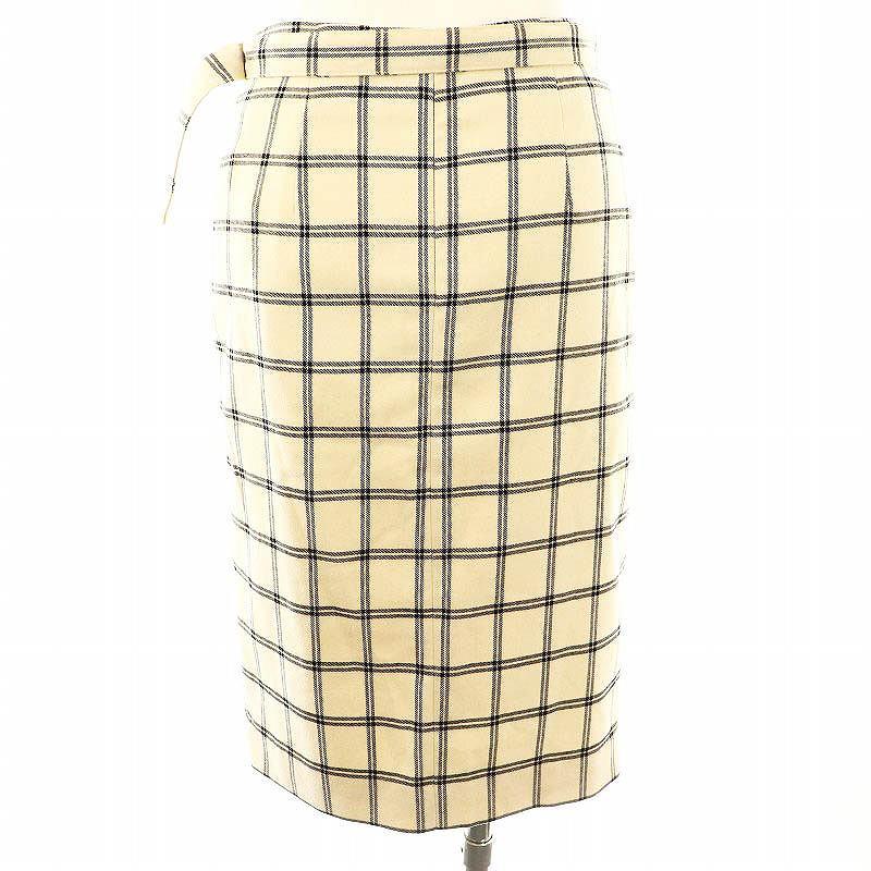 ストラ チェック柄スカート stola｜スカート シャギーチェックミニ