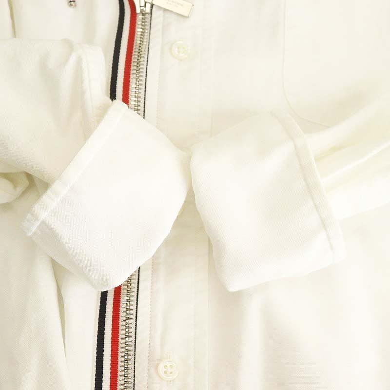 トムブラウン THOM BROWNE Oxford Hooded Zip-front Shirt