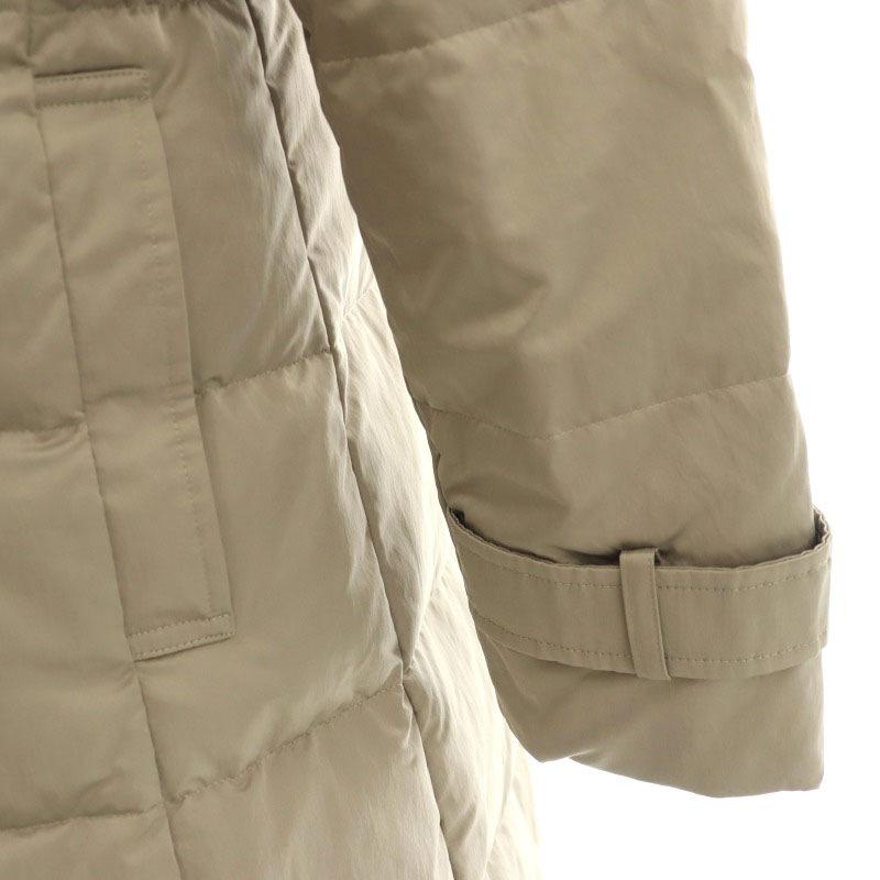 タグ付新品未使用 theory luxes フード付ダウンベスト・ケープ カーキ