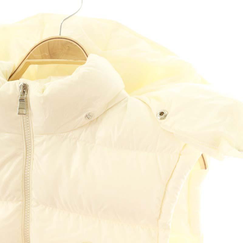 モンクレール　キッズ　ダウン　ベスト　白 MONCLER モンクレール 22年製 ANIA ダウンベスト キッズ フード