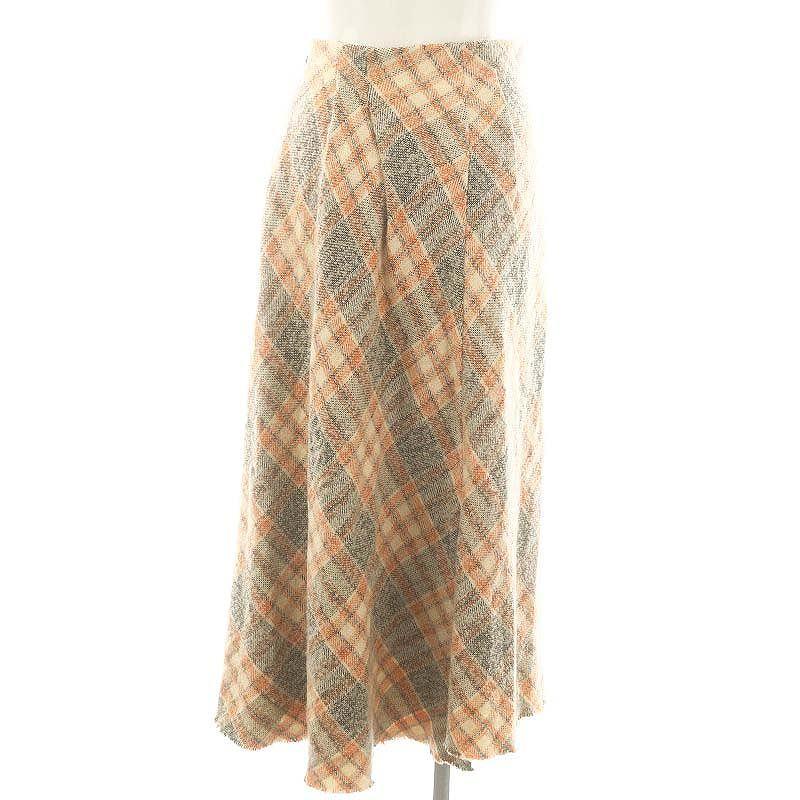 SNIDEL スナイデル アシンメトリーデザインスカート ロング フレア  