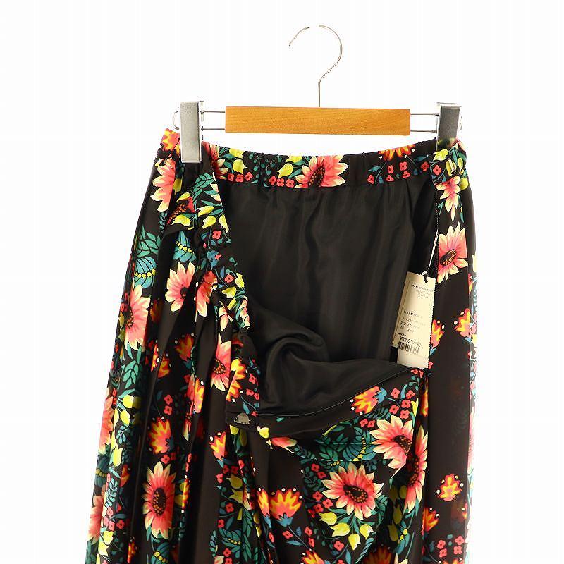 グレースコンチネンタル GRACE CONTINENTAL ドットフラワープリーツ  