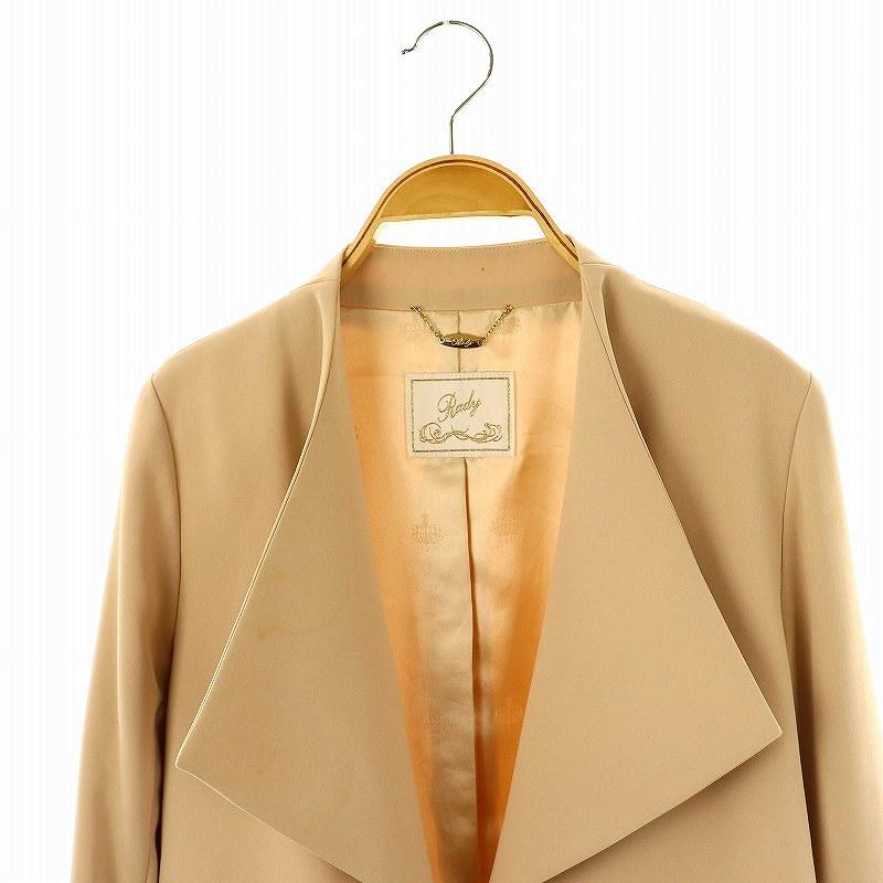 レディ Rady ノーカラージャケット F ベージュ /DF □OS レディース  