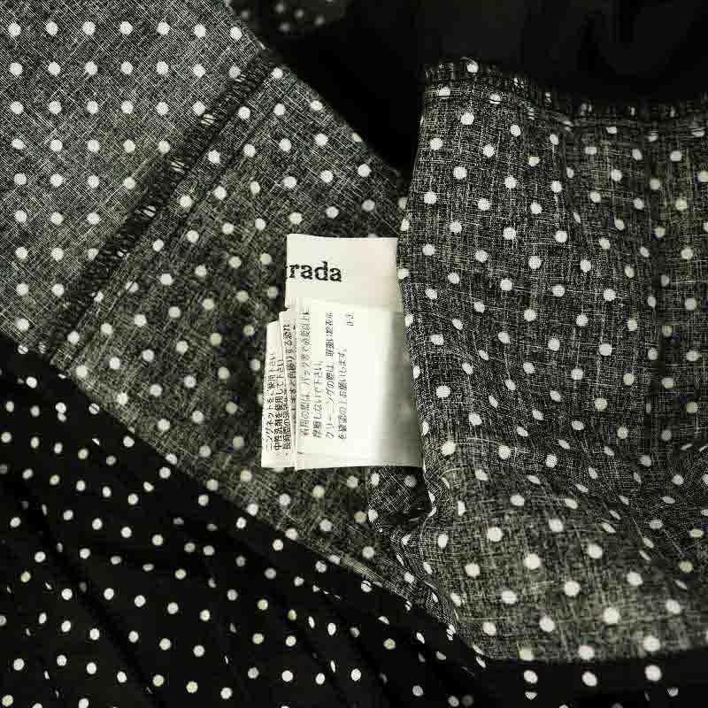 マイストラーダ Mystrada ドット柄 七分袖 ブラウス プルオーバー  