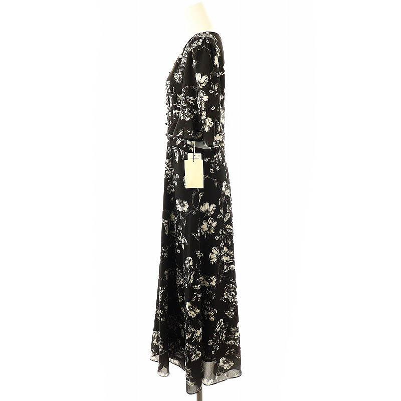 未使用品 グレースコンチネンタル 24AW フラワープリントフレア 未使用品 グレースコンチネンタル 24AW フラワープリントフレア